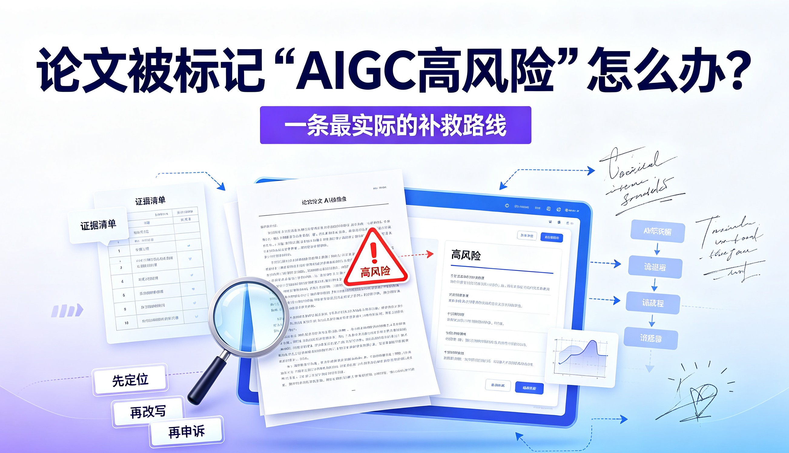 论文被标记“AIGC高风险“怎么办?一条最实际的补救路线