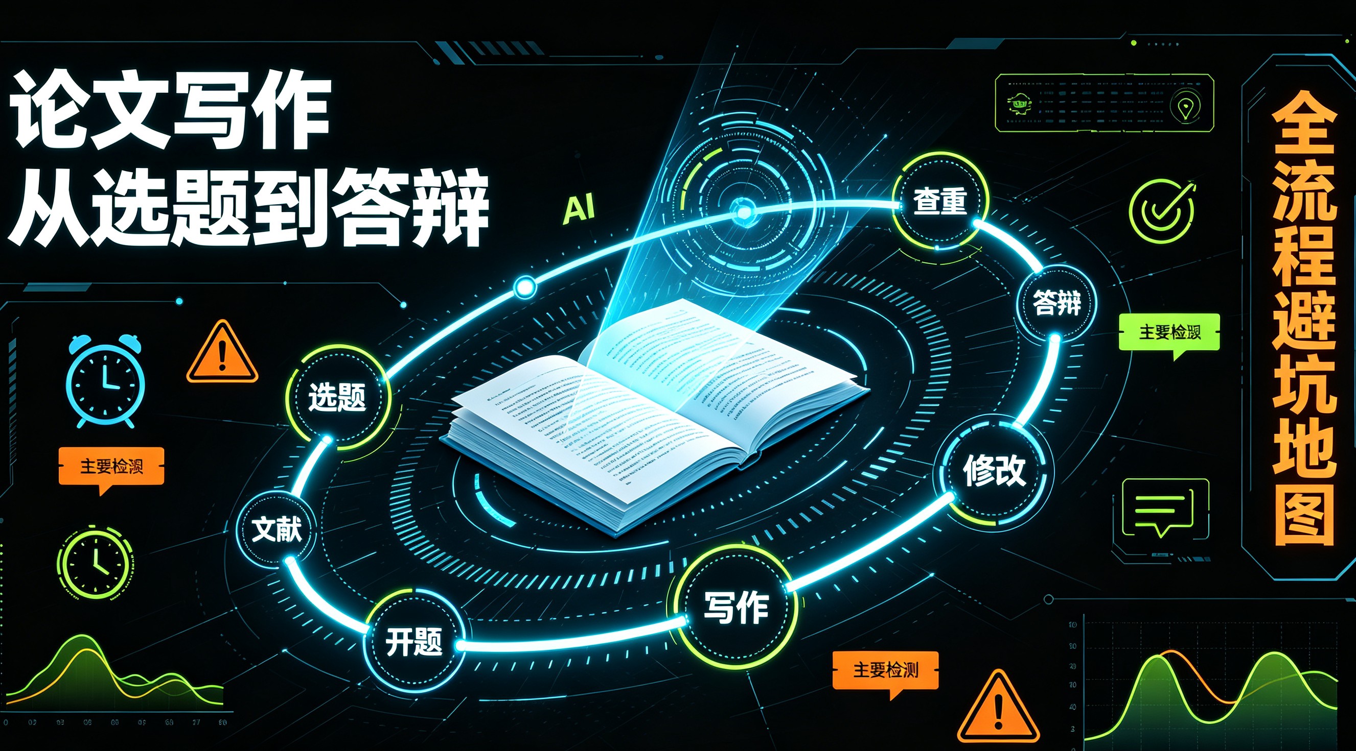 论文写作到底有多少坑?从选题到答辩,全流程AIGC检测避坑地图