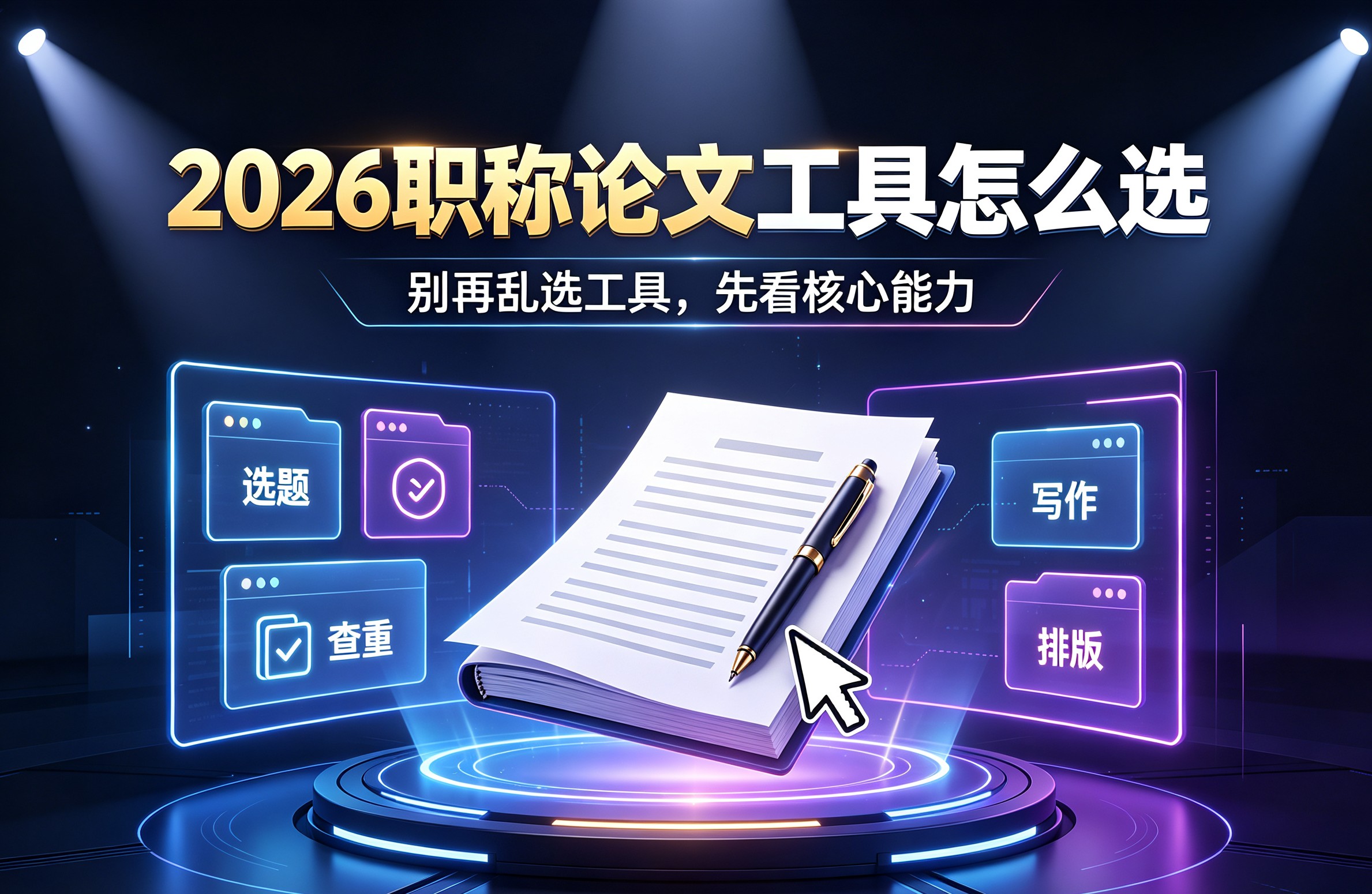 2026职称论文工具怎么选:AIGC检测+降AI+降重,在职人员的选工具逻辑和大学生完全不一样